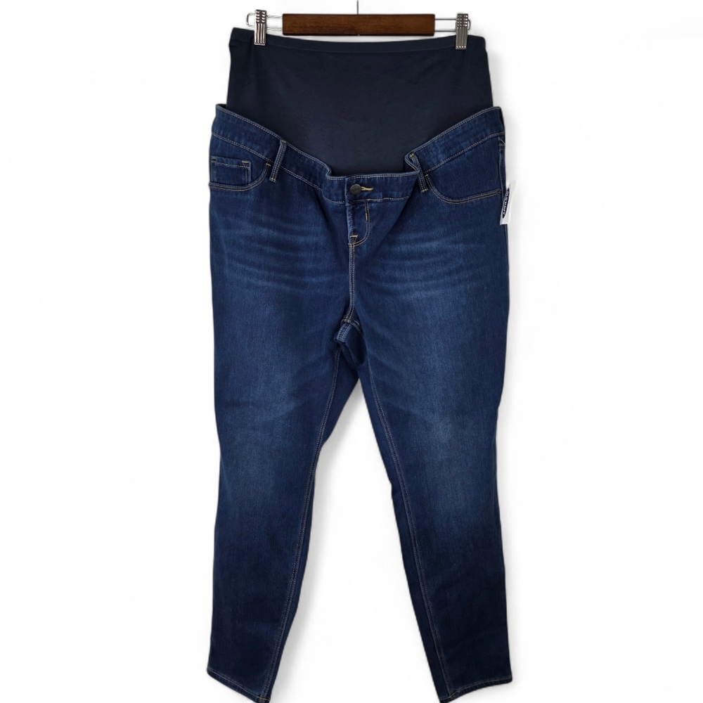 Old Navy Maternity Jeans Rockstar Super Skinny 16 Short